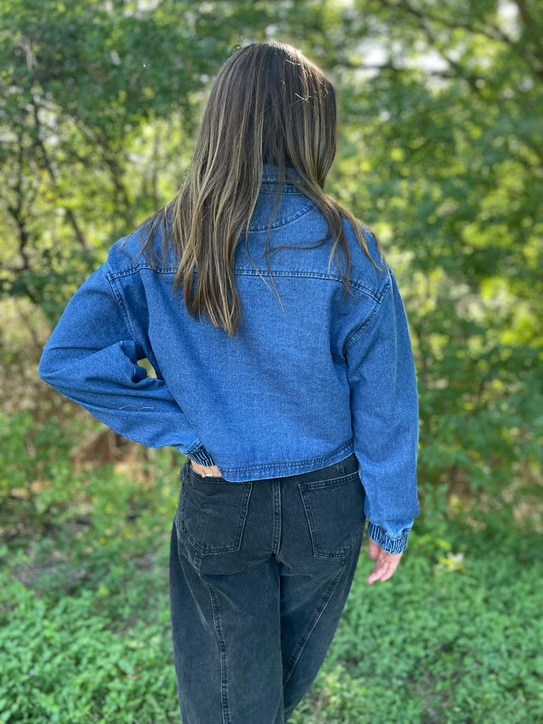 PREORDER: Oversized Pocket Denim Jacket