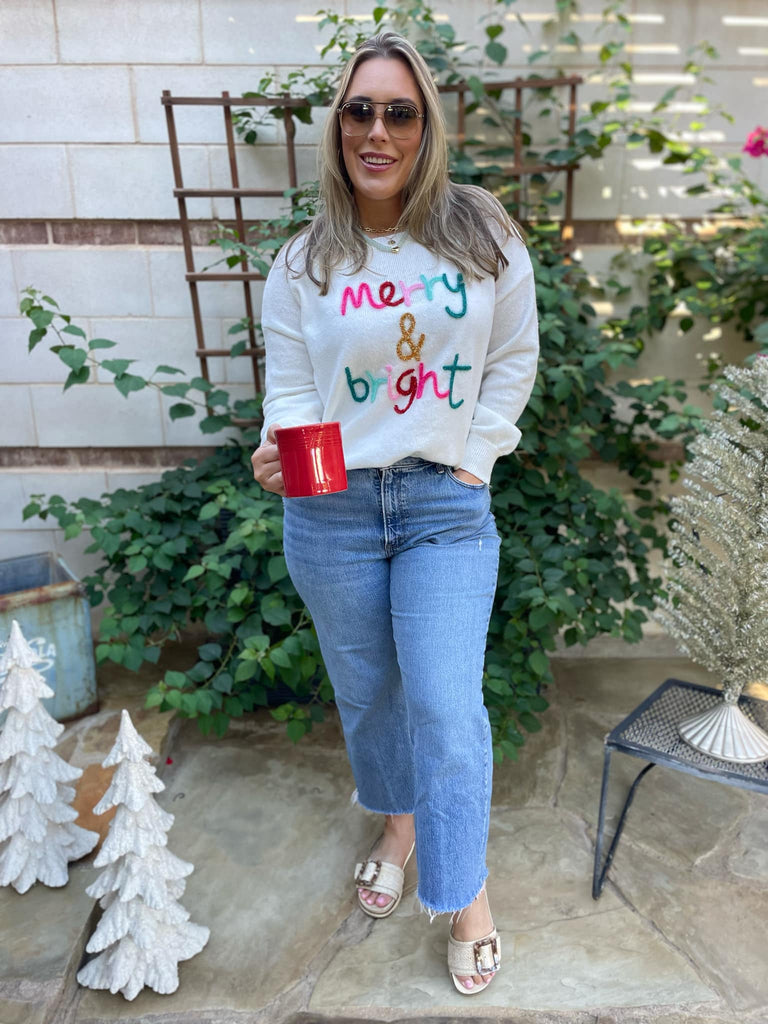 PREORDER: Merry and Bright Tinsel Sweater