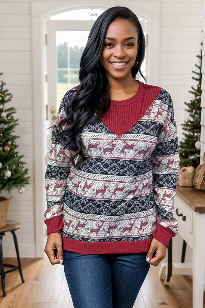 Dancer & Prancer Pullover