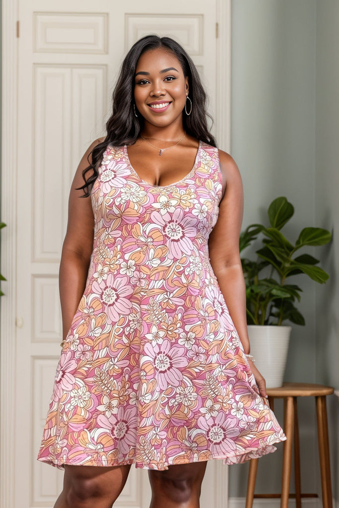 Floral Excitement - Swing Dress