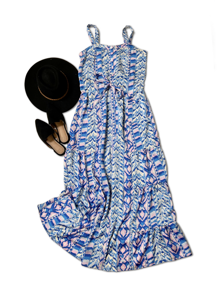 Abby Road - Royal Blue Maxi Dress