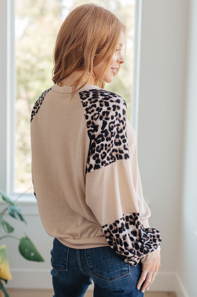 Sometime Safari Animal Print Top