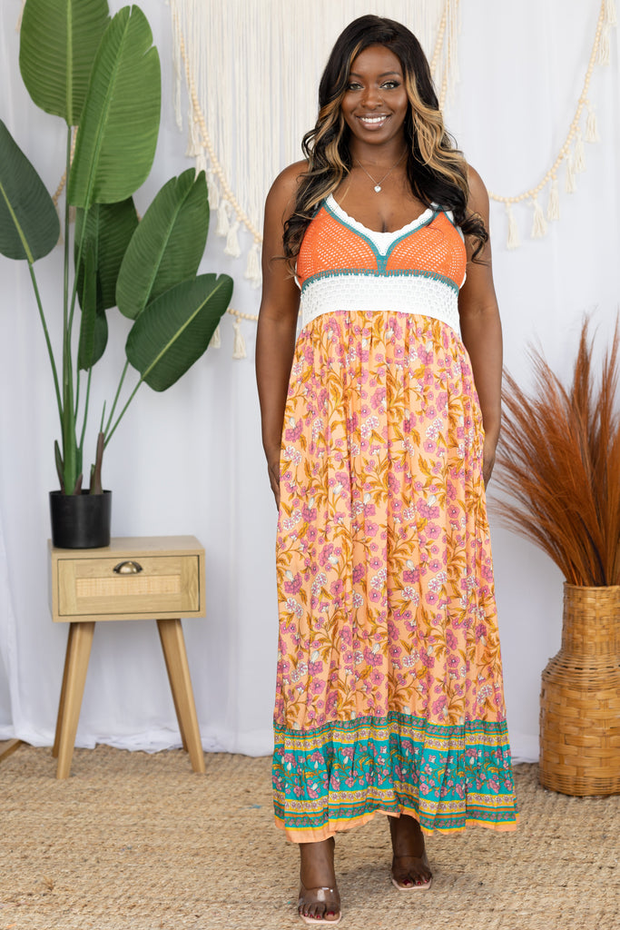Summer Of Love - Coral Maxi