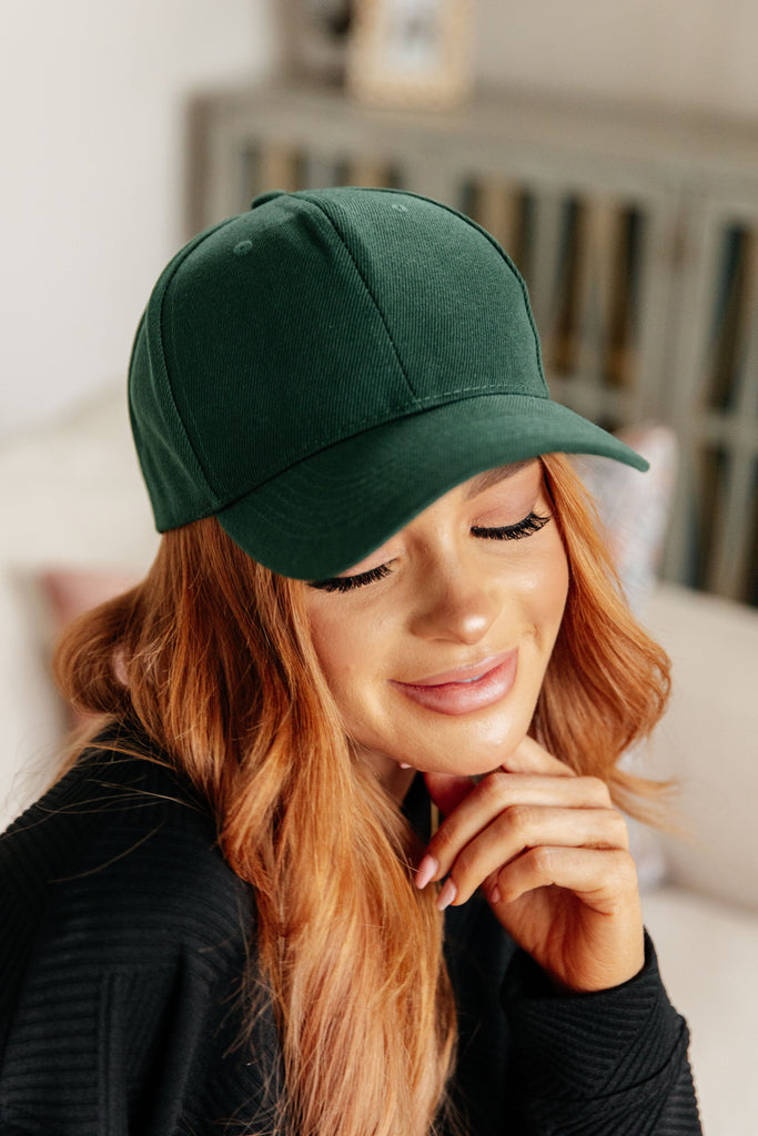 Basic Babe Ball Cap in Green