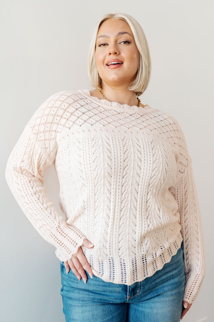 Never Let Down Lightweight Knit Sweater