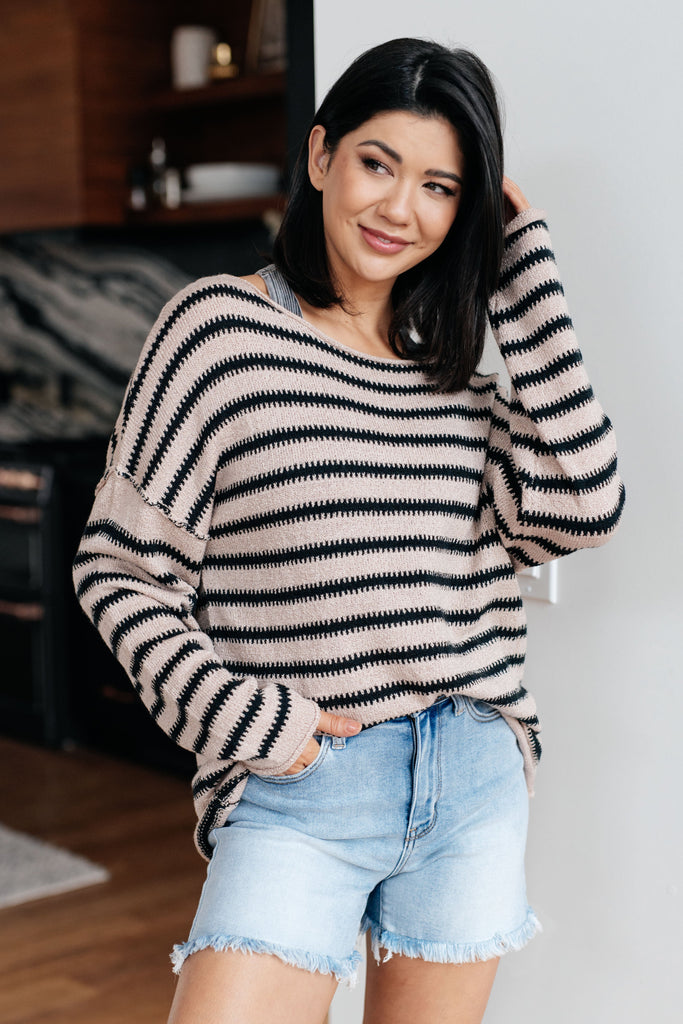 Self Assured Striped Sweater