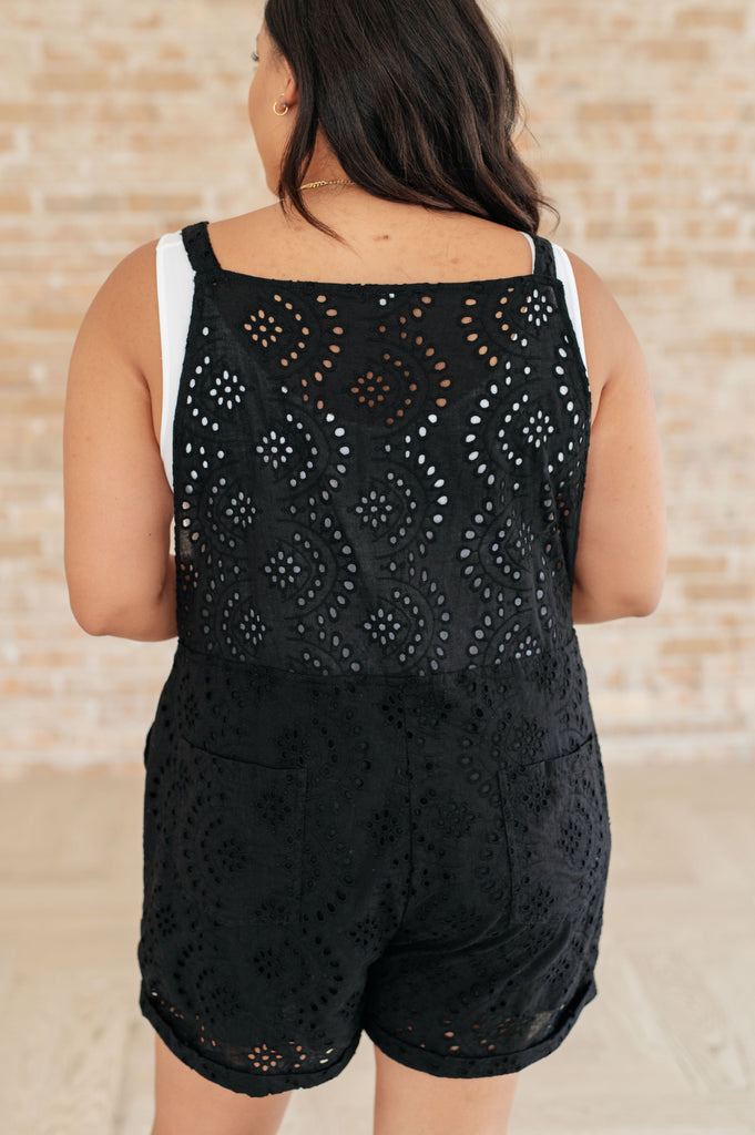 Somewhere Only We Know Eyelet Romper