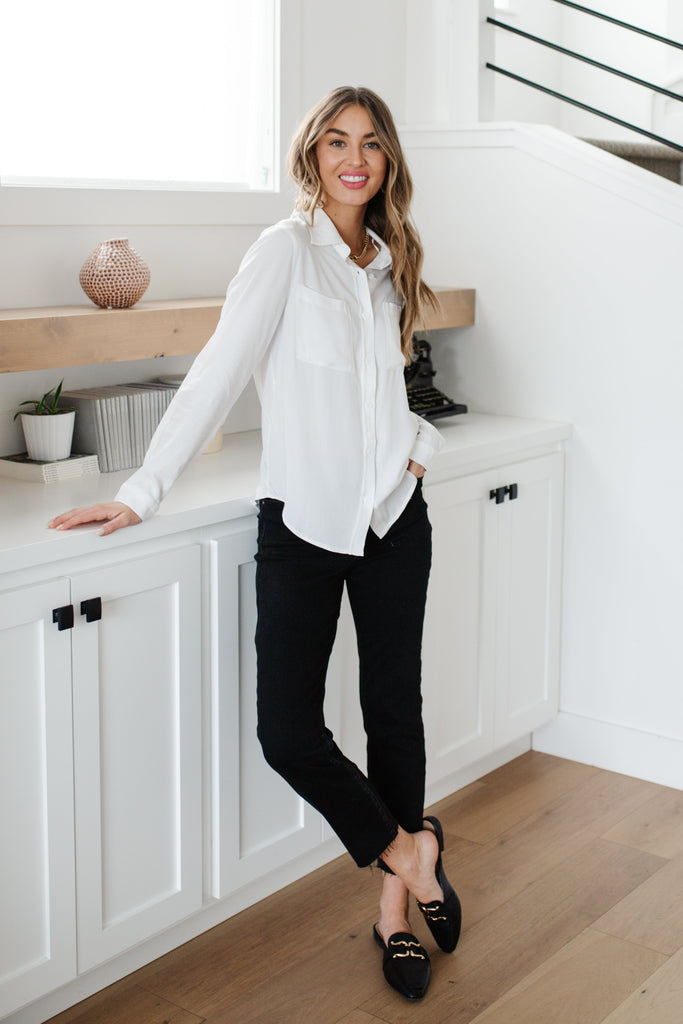 Unwavering Confidence Blouse In White